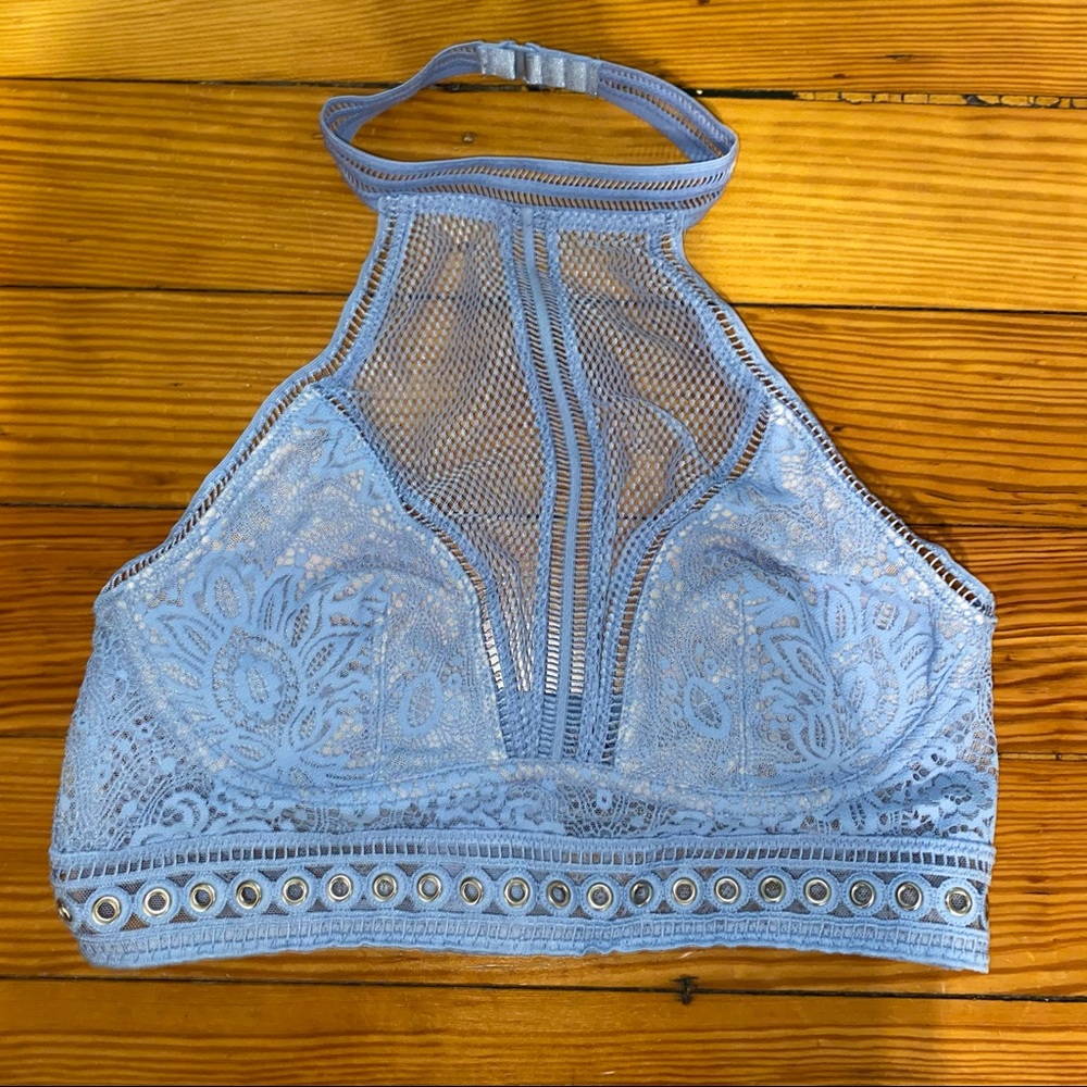 VS Malibu High Neck Bra - Forever Blue Medium